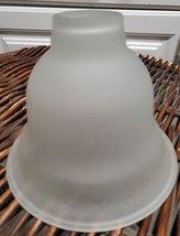 Frosted Bell Shaped Ceiling Bulb Cover With 1 3/4" Opening - $4.95