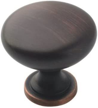 Primary image for Amerock Edona Round Traditional Cabinet Knob (3 Pack) Oil Rubbed Bronze 1.25" 