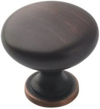 Amerock Edona Round Traditional Cabinet Knob (3 Pack) Oil Rubbed Bronze 1.25&quot;  - £8.62 GBP