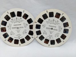 Lot Of (2) Disney&#39;s Pinocchio View-Master Reels 004-755 And 004-756 - $203.19 MXN