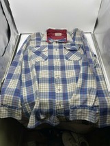 Arrow Sportswear Lined Flannel Shirt Mens L Long Sleeve Vintage Plaid - $34.64