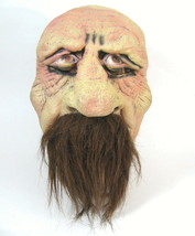VTG Rubber Big Nose Mustache Halloween Mask Latex Don Post Studios Moustache - £19.11 GBP
