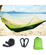 Hann Portable Camping Hammock With Parachute Net For Mosquitoes, Nylon F... - $69.95 CAD