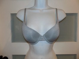 Victoria&#39;s Secret Gray Uplift Semi Demi Bra Size 32D EUC - £16.87 GBP