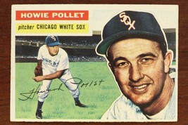 Vintage Baseball Card Topps 1956 #262 Howie Pollet Pitcher Chicago White Sox - £7.77 GBP