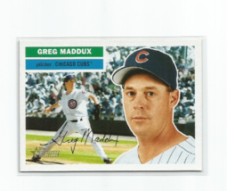 Greg Maddux (Chicago Cubs) 2005 Topps Heritage Card #276 - £3.96 GBP