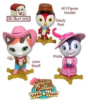 Disney Sheriff Callies Wild West Lot of 3 Jr Sherrif, Pricilla, Deputy Peck - £11.18 GBP