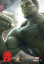 2015 Marvel The Avengers Age Of Ultron Poster 11X17 Hulk Bruce Banner Ruffalo - £9.65 GBP