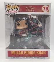 Funko Pop! Rides: Disney  #76 Mulan Riding Khan 6 inch TSB - £48.24 GBP