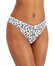 Jenni by Jennifer Moore Womens Ribbed Thong Size Small Color Watercolor Leo - $10.48