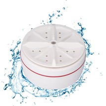 Portable Bucket Washing Machine Collapsible Compact Travel Washer Low Noise Cycl - £18.07 GBP