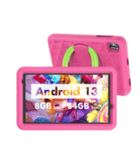 VASOUN 8&quot; Kids Tablet Android 13, Quad Core, 8GB RAM, 64GB ROM, Dual Camera - $89.31+