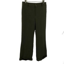 Womens Size 8 Lauren Ralph Lauren Vintage High Rise Stretch Wool Trouser Pants - £39.16 GBP