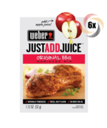 6x Packets Weber Just Add Juice Original BBQ Flavored Marinade Mix | 1.12oz - $15.80