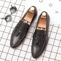 New Men Shoes PU Leather Fashion Tassel Decoration Four Seasons Trend Hi... - £57.81 GBP