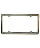 METAL LICENSE PLATE HOLDER CHROME SILVER FRAME VTG CAR VAN - 520 - €8,68 EUR