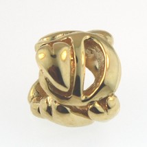 Authentic Trollbeads 18K Gold 21144D Letter Bead D, Gold - £321.85 GBP