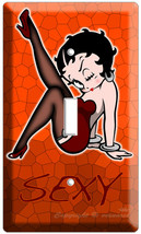 Betty Boop Retro Vintage Sexy Legs Pinup Girl Single Light Switch Cover Plate Rd - £8.25 GBP