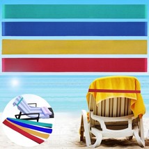 Beach Towel Bands (4 Pack), Beach Chair, Pool Chairs &amp; Cruise Ship Essen... - €10,79 EUR
