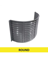 37 In. X 24 In. round Plastic Window Well - $51.25