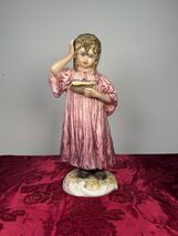 Lovely Vintage CAPODIMONTE STYLE HAND PAINTED PORCELAIN GIRL-
show origi... - $69.18