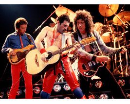 Queen Freddie Mercury Brian May John Deacon bare chested guitar 16x20 Poster - £16.06 GBP