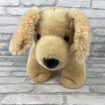 Build a Bear Yellow Lab Golden Retriever Dog Plush Labrador Red Collar Standing - £17.03 GBP