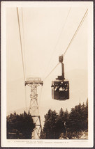 Franconia, NH RPPC Cannon Mt. Aerial Tramway RPPC Bromley &amp; Co. Postcard - £9.61 GBP