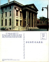 Pennsylvania(PA) Philadelphia First Bank of the United States Vintage Postcard - £7.63 GBP