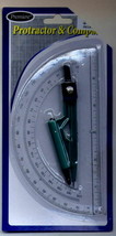 Protractor + Compass  new - £5.55 GBP