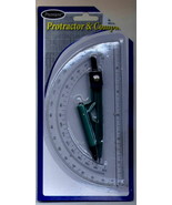 Protractor + Compass  new - £5.55 GBP