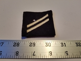 Home Treasure Square Blue Black Patch 2 White Bars Military Or Boy Scouts Hole - £15.17 GBP