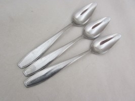 3 Knobler stainless steel citrus spoons Japan - $7.68