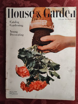 HOUSE and GARDEN magazine January 1946 Gardening Decorating Building - £17.26 GBP
