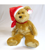 TY Holiday Teddy The Brown BEAR BEANIE BUDDY Christmas 1997 Decoration P... - €8,30 EUR