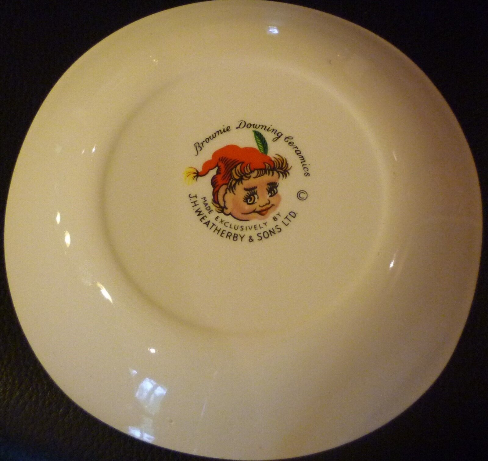 VINTAGE PORCELAIN DANCING GIRL FRAE BONNIE SCOTLAND WEATHERBY BROWNIE DOWNING Item image 2