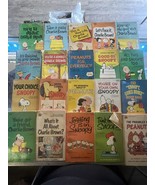 Vintage Peanuts Book Lot of 20 Charlie Brown Snoopy Fawcett Crest Charle... - £37.32 GBP