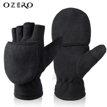 Winter Convertible Gloves Flip Top Mittens Warm Polar Fleece for Winter Running  - £85.27 GBP