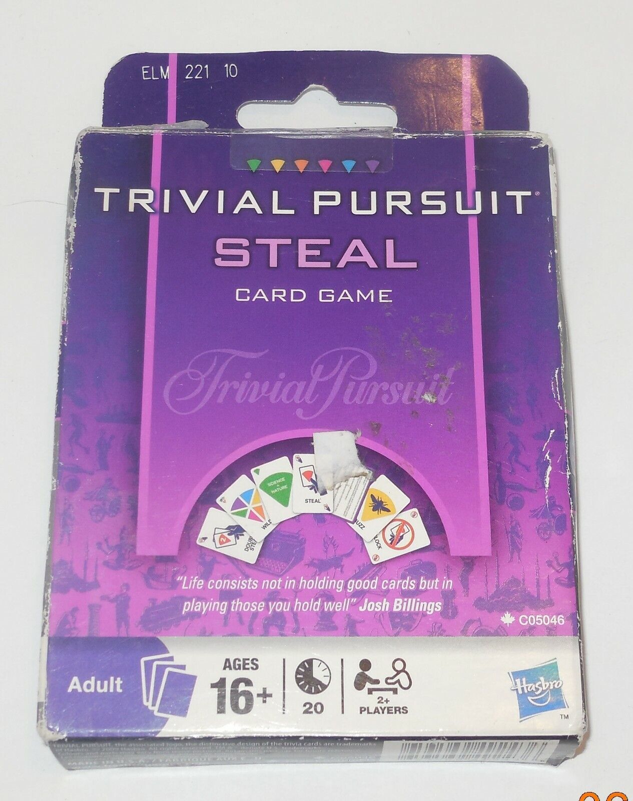 Primary image for 2009 Hasbro Trivial Pursuit Steal Card Game Family