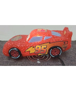 Disney Pixar Cars Lightening McQueen Night Light Table Lamp Sponge Worki... - $19.41 CAD