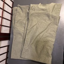 King 400 Thread Count Solid Performance Pillowcase Set Gray Green Thresh... - £9.49 GBP