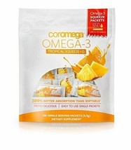 Coromega Trop Orange + D Omega 3 Squeeze 120 PKT - $53.96