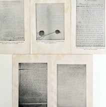 Presidential Letters Lot Of 5 Prints 1897 Victorian Political Collectibl... - $34.50
