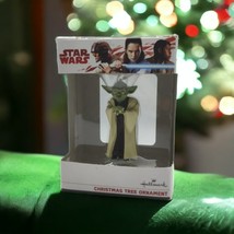 Hallmark Star Wars Yoda Christmas Ornament White Box New Disney Collectable - £13.90 GBP