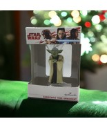 Hallmark Star Wars Yoda Christmas Ornament White Box New Disney Collectable - £13.91 GBP