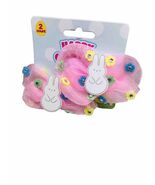 2ct Happy Easter Tulle Flower Easter Bunnies Bows - $269.23 MXN