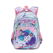   3 Piece Set School Bags For Girls Kids Space Backpack Boys Folding Orthopedic  - £140.35 GBP