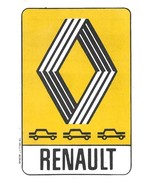 ⭕VTG, card pocket calendar 1987 RENAULT Portugal advertising - $94.23 MXN