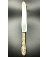 Vintage Sterling Silver Silverware Flatware Knife Southern Rose 1933 Patina