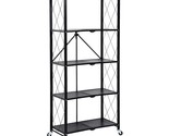 5-Tier Heavy Duty Unit With Wheels Moving Easily Organizer Shelves Great... - $152.99